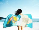 Surfer Dog Schnauzer Premium Beach Towel Oversized Towel Beach Blanket, Pool, Beach Essentials, Yoga, Premium Bath Towel, Quick Dry Plush