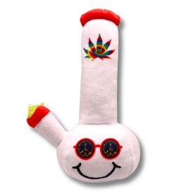 My Name is Lil Billie, Funny Weed Theme Catnip Toy, Cute Stuffed Parody Pot Bong, Cool Plush 420 Novelty Gift for Pets & Their Owners, Sized for Kitte