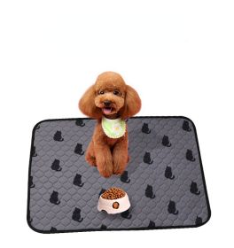 Washable Dog Pee Pads with Free Grooming Gloves; Non Slip Dog Mats with Great Urine Absorption; Reusable Puppy Pee Pads for Whelping; Potty; Trai (size: L)