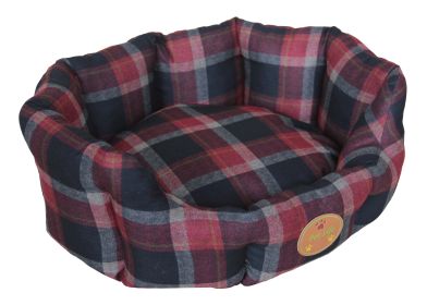 Wick-Away Nano-Silver and Anti-Bacterial Water Resistant Round Circular Dog Bed (size: X-Small)
